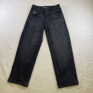 Wonder Nation Relaxed Women's Size 8 Black Cotton Blend Denim
